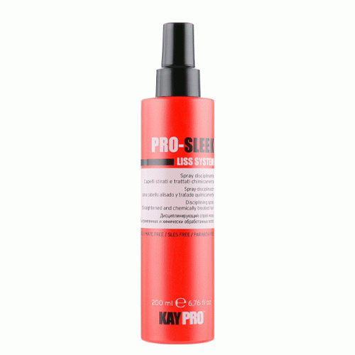 ДИСЦИПЛИНИРАЩ СПРЕЙ  ЗА КОСИ СЛЕД ТРАЙНО  ИЗПРАВЯНЕ KAYPRO PRO-SLEEK LISS SYSTEM SPRAY 200мл