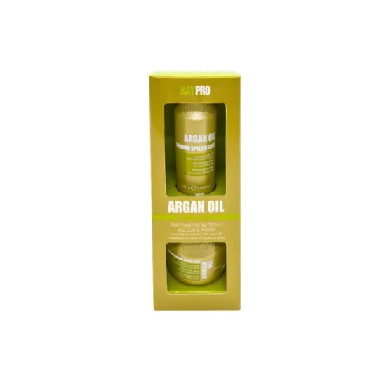 Мини комплект шампоан и маска с арганово олио KAYPRO Argan Oil 2х100мл