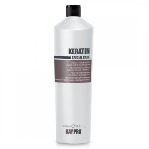 Възстановяващ шампоан с кератин за увредена коса KAYPRO Keratin Shampoo 1000мл