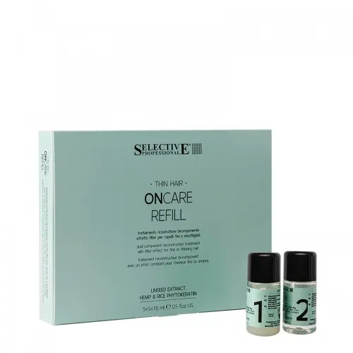 БИКОМПОНЕНТНИ РЕСТРУКТУРИРАЩИ АМПУЛИ SELECTIVE ON CARE REFILL TREATMENT 5+5 Х 15ML