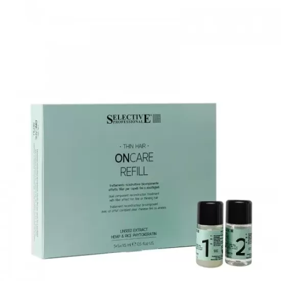 БИКОМПОНЕНТНИ РЕСТРУКТУРИРАЩИ АМПУЛИ SELECTIVE ON CARE REFILL TREATMENT 5+5 Х 15ML