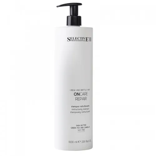 ВЪЗСТАНОВЯВАЩ ШАМПОАН ЗА УВРЕДЕНА И НАКЪСАНА КОСА SELECTIVE ON CARE REPAIR SHAMPOO 1000ML