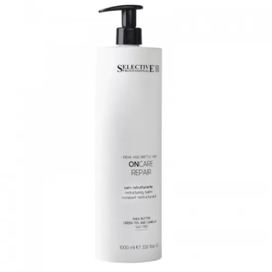 ВЪЗСТАНОВЯВАЩ БАЛСАМ ЗА УВРЕДЕНА И НАКЪСАНА КОСА SELECTIVE ON CARE REPAIR BALM 1000ML