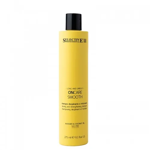 ЗАГЛАЖДАЩ ШАМПОАН ЗА ДЪЛГА И НЕПОКОРНА КОСА SELECTIVE ON CARE SMOOTH SHAMPOO 275ML