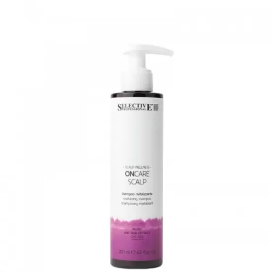 ШАМПОАН ЗА КРЕХКА КОСА И СКЛОННА КЪМ КОСОПАД SELECTIVE PROFESSIONAL ONCARE SCALP REVITALIZING SHAMPOO 200мл