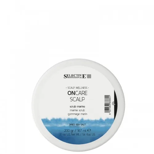 ДЪЛБОКО ДЕТОКСИКИРАЩА МОРСКА СКРАБ ЗА СКАЛП SELECTIVE PROFESSIONAL ONCARE SCALP MARINE SCRUB 200гр