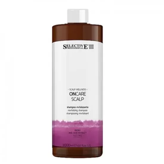 ШАМПОАН ЗА КРЕХКА КОСА И СКЛОННА КЪМ КОСОПАД SELECTIVE PROFESSIONAL ONCARE SCALP REVITALIZING SHAMPOO 1000ML